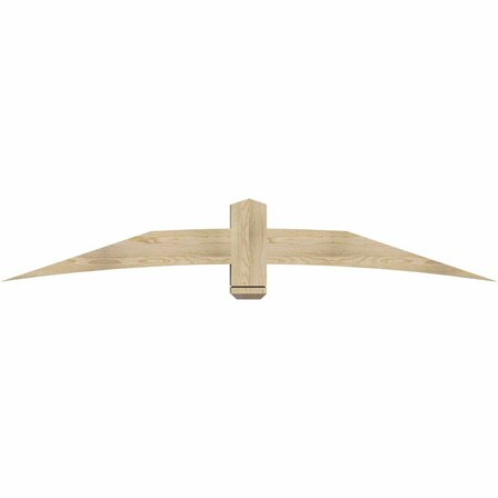 Ekena Millwork Bellingham Rough Sawn Timber Gable Bracket, Douglas Fir, 84"W x 14"H x 6"D x 6"F, 4/12 Pitch GBW084X14X0606BEL00RDF